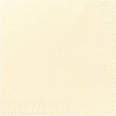 Servietten Duni 3-lagig 24x24cm champagn E, 1/4 Falz, Zelltuch