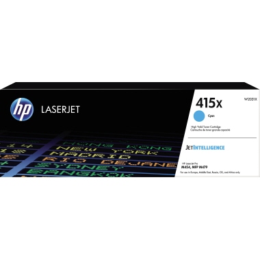 Toner HP 415X W2031X cyan 