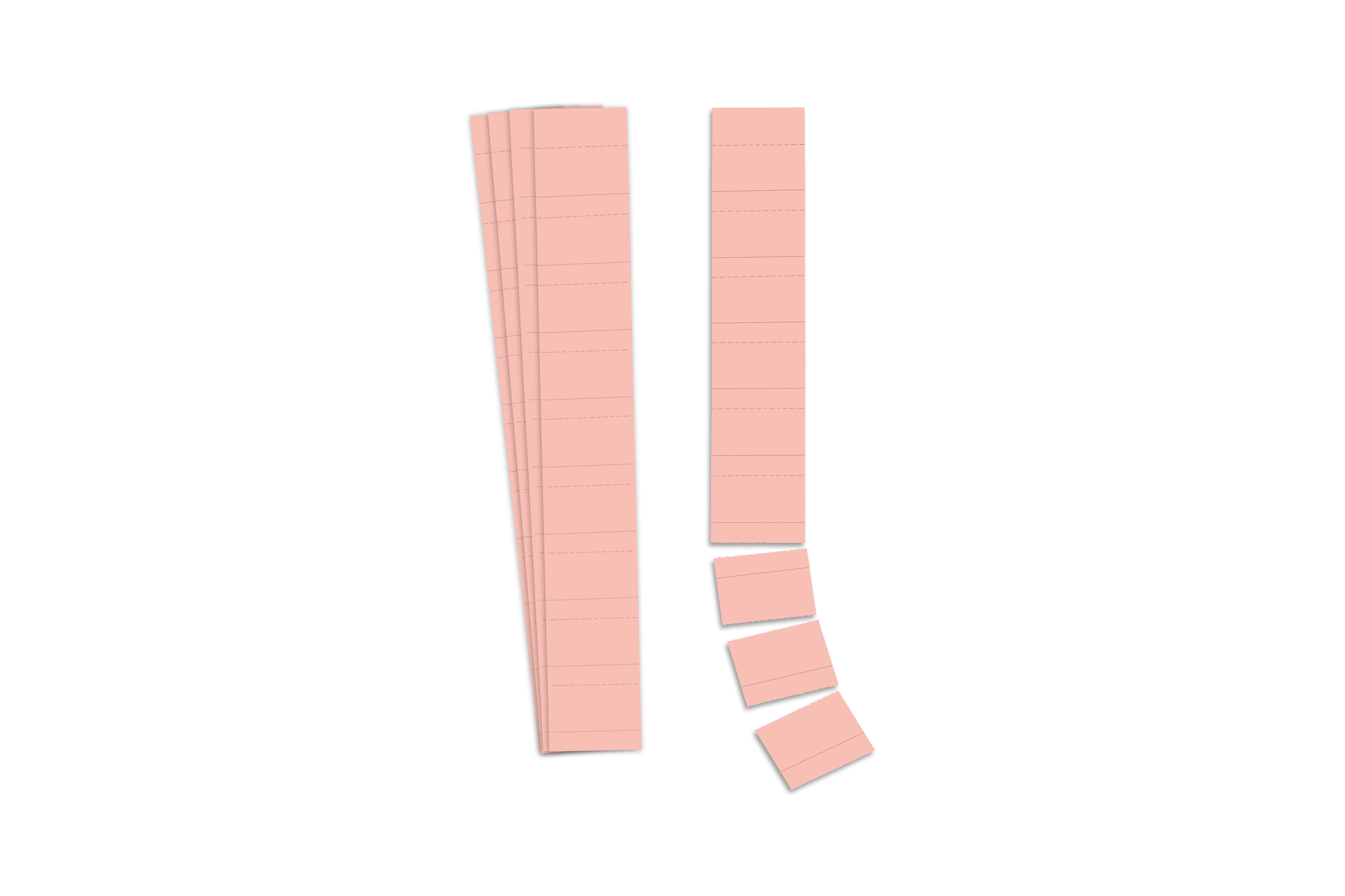 Einsteckkarten Ultradex 140503 rosa 50x32mm