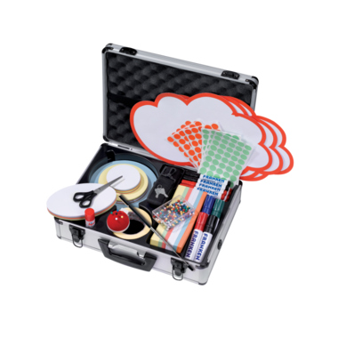Moderatorenkoffer Franken UMMK Alu Minium, 43cmx12cmx32cm, 2.100 Teile