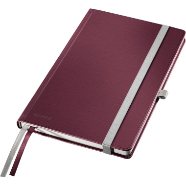 Notizbuch Leitz Style HC A5 lin.granat 