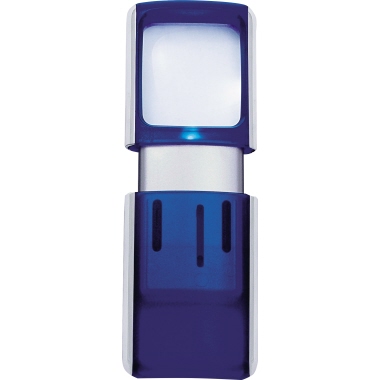 Lupe Wedo 2717503 4,7x11,8x1,4cm blau Led + Batterien