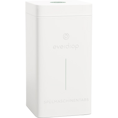 Aufbewahrungsbox everdrop für Tabs weiß 