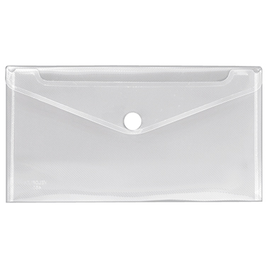 Sichttasche Veloflex PP DIN lang transparent Chrystal 250my, mit Klettverschluss