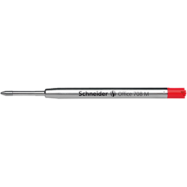 Kugelschreibermine Schneider 708 M rot GROßRAUINE
