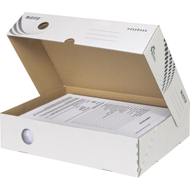 Archivbox Leitz Easyboxx 6134 weiß überbreite Öffnung: 80mm