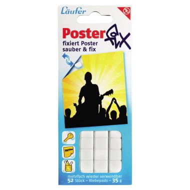 Klebepads Läufer Posterfix 52 Stück 