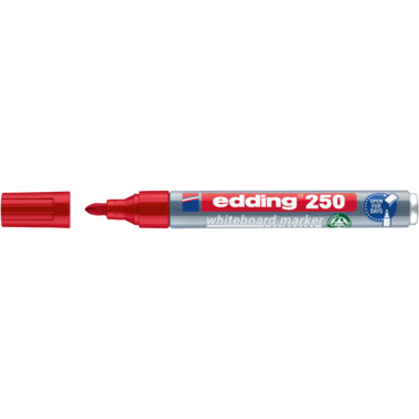 Boardmarker Edding 250 rot 1,5-3mm, Rundspitze