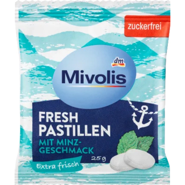 Bonbons Mivolis Fresh Mint 25g 