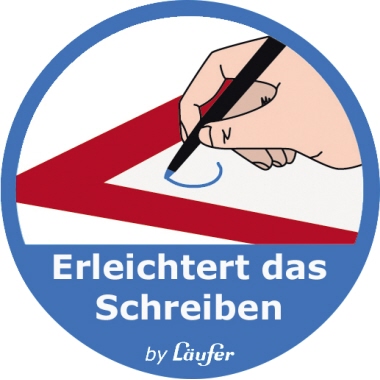 Schreibunterlage Läufer 47656 schwarz Durella Soft, 50x65cm