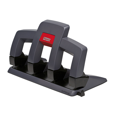 Mehrfachlocher RAPID SP34 Supreme, 30 Blatt, Schwarz
