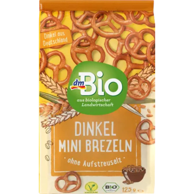 Mini Brezeln dmBio Dinkel 125g